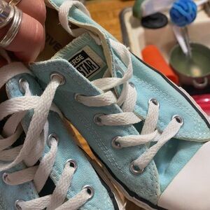 Converse Kids Aqua Sneakers